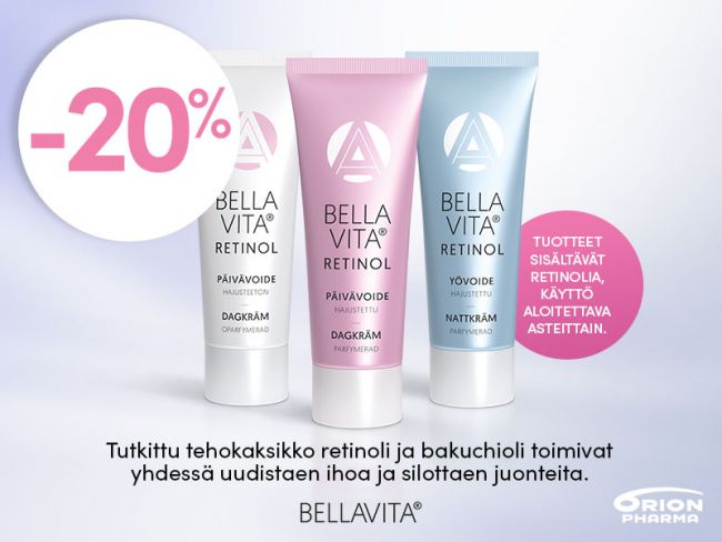 Bella ja Bellavita -20 %