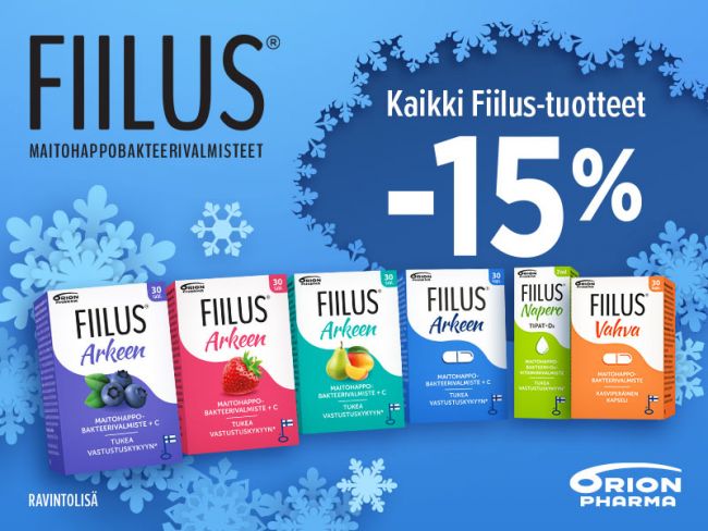 Fiilus-sarja -15%