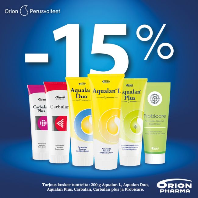 Orion perusvoiteet -15%