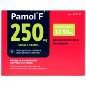 Pamol F 250 mg dispergoituva tabletti 12 läpipainopakkaus