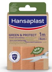 Löytö! Parasta ennen 02/25 HANSAPLAST GREEN & PROTECT 10 X 6CM 10 KPL