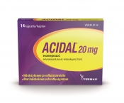 Acidal 20 mg 14 enterokapselia