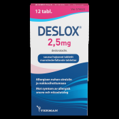  DESLOX 2,5 mg 12 fol