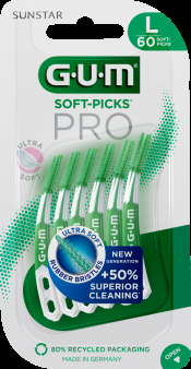Gum Soft Picks Pro Large 60 kpl