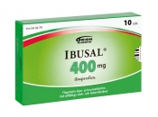 Ibusal 400 mg tabletti, kalvopäällysteinen 10 läpipainopakkaus