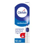 Otrivin Säilytysaineeton 1 mg/ml nenäsumute 10ml