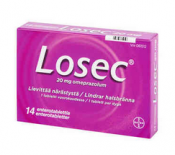 Losec 20 mg enterotabletti 14 läpipainopakkaus