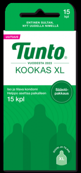 Tunto kookas XL kondomi 15kpl